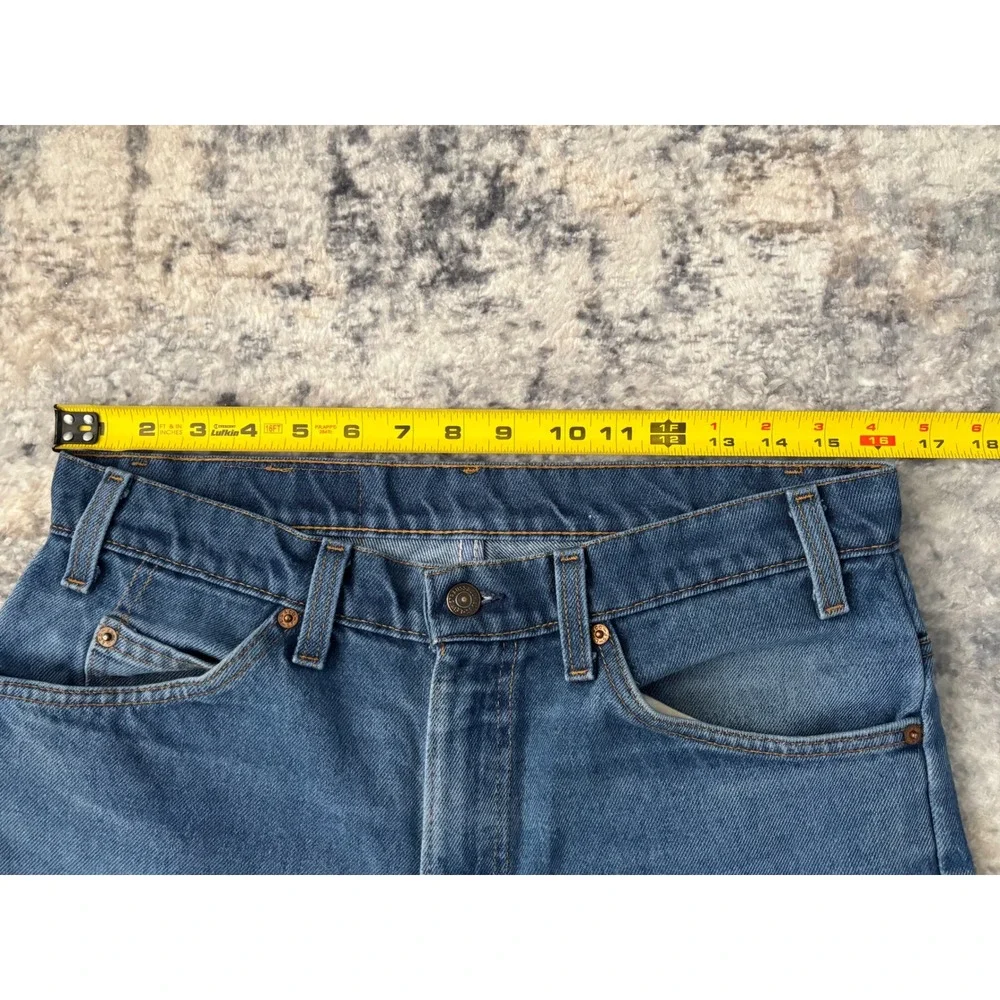 Vintage Levis Orange Tab Mens 34x30 Jeans USA 20508-0914 Straight Leg 80s Jun 86